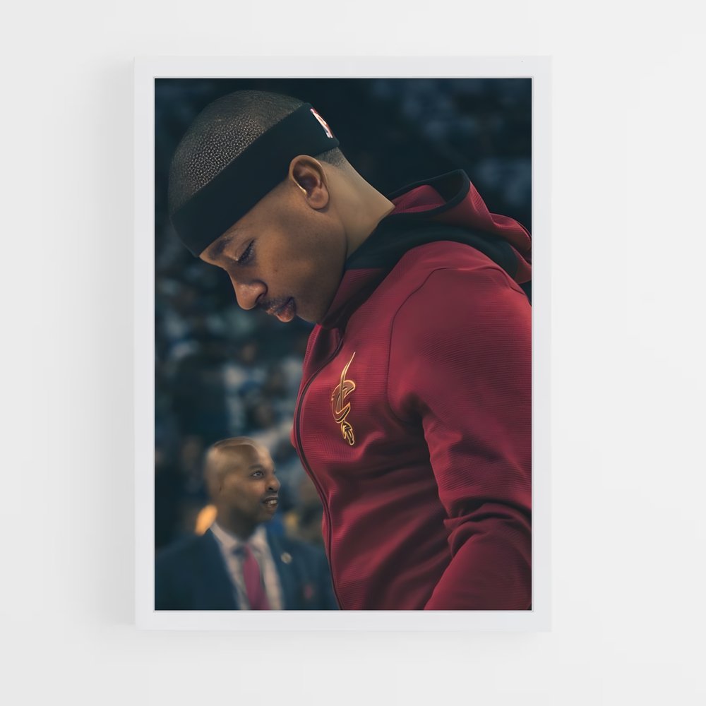 Poster Red Hoodie Hero – affiche Basketball (vue 3)